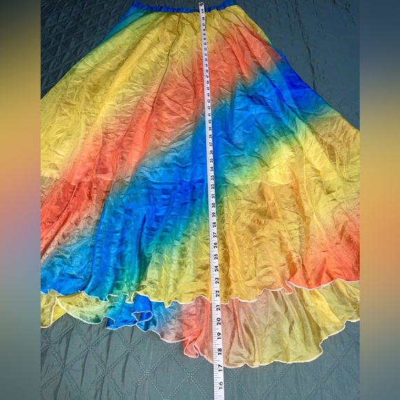 CHICWISH "Sunset" Rainbow Maxi Skirt, NWOT, Size Large (RUNS SMALL) - Picture 11 of 12